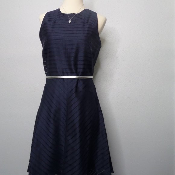 Banana Republic Blue Dress Size 2 - Picture 3 of 12